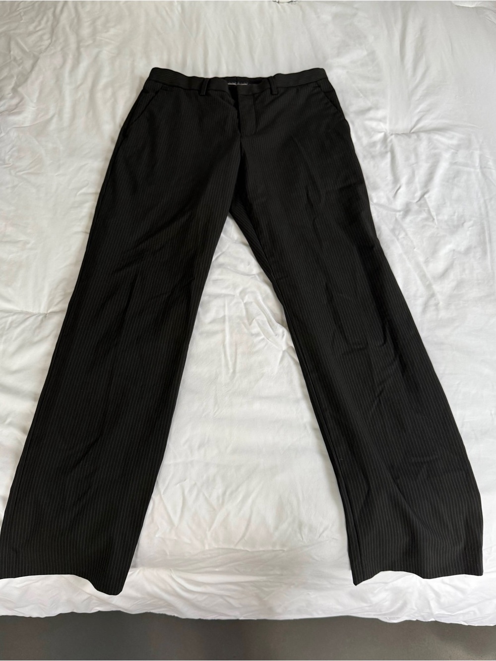 Express Black Pinstripe Men's Dress Pants